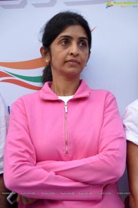 Ushalakshmi Breast Cancer Foundation Pink Ribbon Walk 2012