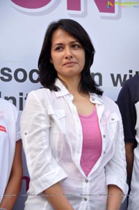 Ushalakshmi Breast Cancer Foundation Pink Ribbon Walk 2012