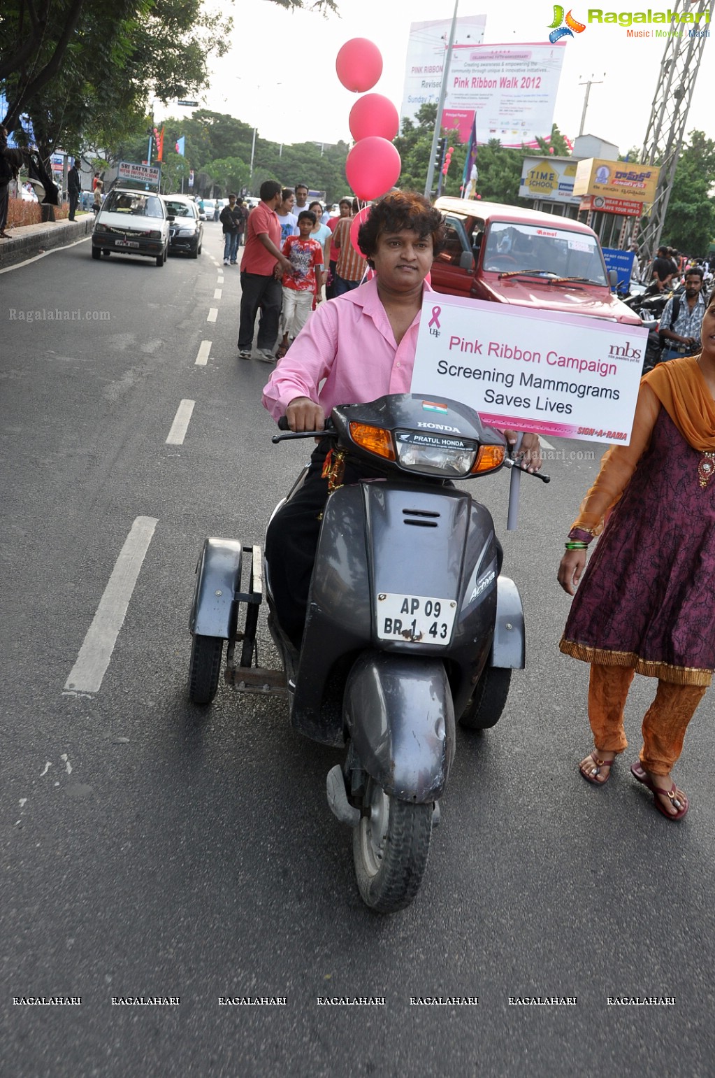 UBF Pink Ribbon Walk 2012, Hyderabad