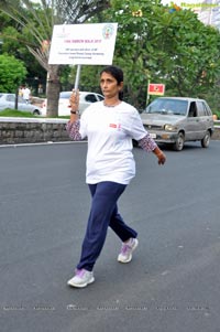 Ushalakshmi Breast Cancer Foundation Pink Ribbon Walk 2012