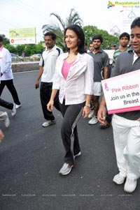 Ushalakshmi Breast Cancer Foundation Pink Ribbon Walk 2012