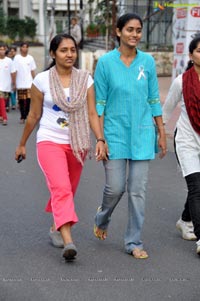 Ushalakshmi Breast Cancer Foundation Pink Ribbon Walk 2012