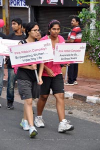 Ushalakshmi Breast Cancer Foundation Pink Ribbon Walk 2012