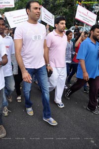 Ushalakshmi Breast Cancer Foundation Pink Ribbon Walk 2012