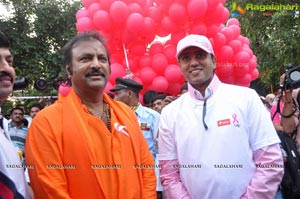 Ushalakshmi Breast Cancer Foundation Pink Ribbon Walk 2012