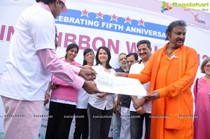 Ushalakshmi Breast Cancer Foundation Pink Ribbon Walk 2012