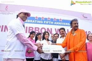 Ushalakshmi Breast Cancer Foundation Pink Ribbon Walk 2012