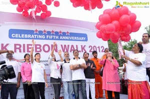 Ushalakshmi Breast Cancer Foundation Pink Ribbon Walk 2012