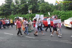 Ushalakshmi Breast Cancer Foundation Pink Ribbon Walk 2012