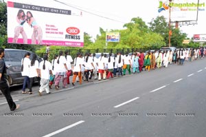 Ushalakshmi Breast Cancer Foundation Pink Ribbon Walk 2012