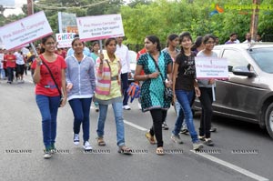 Ushalakshmi Breast Cancer Foundation Pink Ribbon Walk 2012