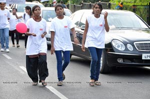 Ushalakshmi Breast Cancer Foundation Pink Ribbon Walk 2012