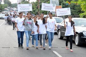 Ushalakshmi Breast Cancer Foundation Pink Ribbon Walk 2012