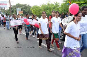 Ushalakshmi Breast Cancer Foundation Pink Ribbon Walk 2012