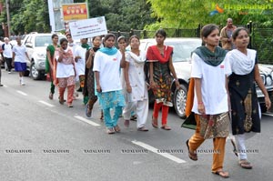 Ushalakshmi Breast Cancer Foundation Pink Ribbon Walk 2012