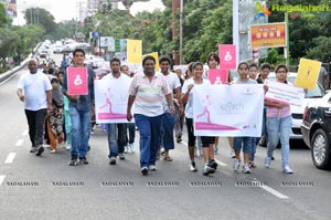 Ushalakshmi Breast Cancer Foundation Pink Ribbon Walk 2012