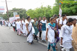 Ushalakshmi Breast Cancer Foundation Pink Ribbon Walk 2012