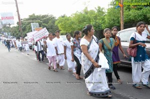 Ushalakshmi Breast Cancer Foundation Pink Ribbon Walk 2012