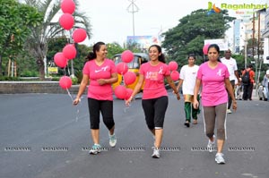 Ushalakshmi Breast Cancer Foundation Pink Ribbon Walk 2012