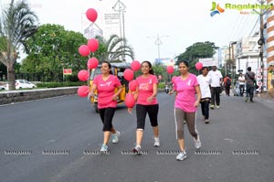 Ushalakshmi Breast Cancer Foundation Pink Ribbon Walk 2012