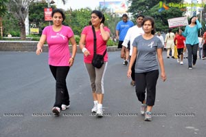 Ushalakshmi Breast Cancer Foundation Pink Ribbon Walk 2012