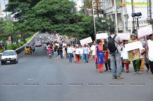 Ushalakshmi Breast Cancer Foundation Pink Ribbon Walk 2012