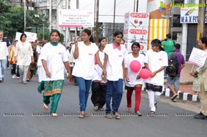 Ushalakshmi Breast Cancer Foundation Pink Ribbon Walk 2012