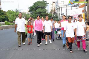 Ushalakshmi Breast Cancer Foundation Pink Ribbon Walk 2012