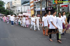 Ushalakshmi Breast Cancer Foundation Pink Ribbon Walk 2012