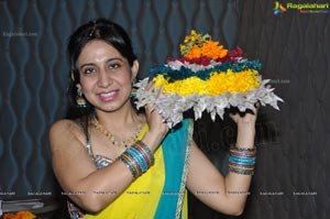 Dandiya Meets Bathukamma Theme Ladies Gettogether