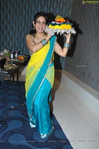 Dandiya Meets Bathukamma Theme Ladies Gettogether