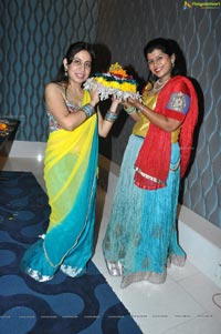 Dandiya Meets Bathukamma Theme Ladies Gettogether