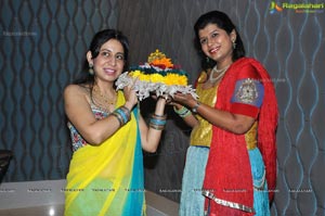 Dandiya Meets Bathukamma Theme Ladies Gettogether