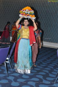 Dandiya Meets Bathukamma Theme Ladies Gettogether