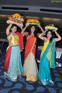 Dandiya Meets Bathukamma Theme Ladies Gettogether