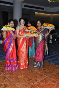 Dandiya Meets Bathukamma Theme Ladies Gettogether