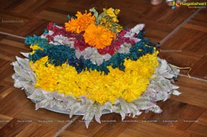 Dandiya Meets Bathukamma Theme Ladies Gettogether