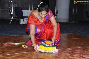 Dandiya Meets Bathukamma Theme Ladies Gettogether