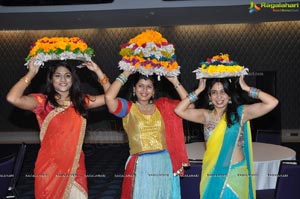 Dandiya Meets Bathukamma Theme Ladies Gettogether