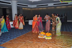 Dandiya Meets Bathukamma Theme Ladies Gettogether