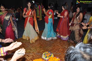 Dandiya Meets Bathukamma Theme Ladies Gettogether