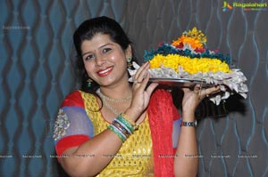 Dandiya Meets Bathukamma Theme Ladies Gettogether