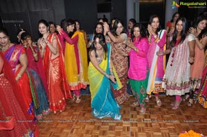 Dandiya Meets Bathukamma Theme Ladies Gettogether