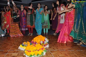 Dandiya Meets Bathukamma Theme Ladies Gettogether