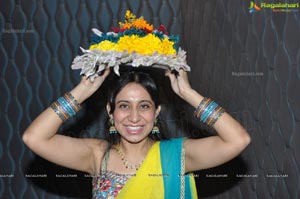 Dandiya Meets Bathukamma Theme Ladies Gettogether