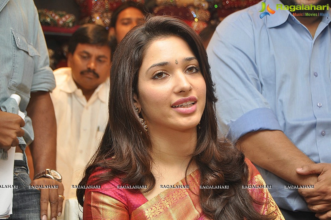 Tamanna Inaugurates Woman's World, Himayatnagar, Hyd