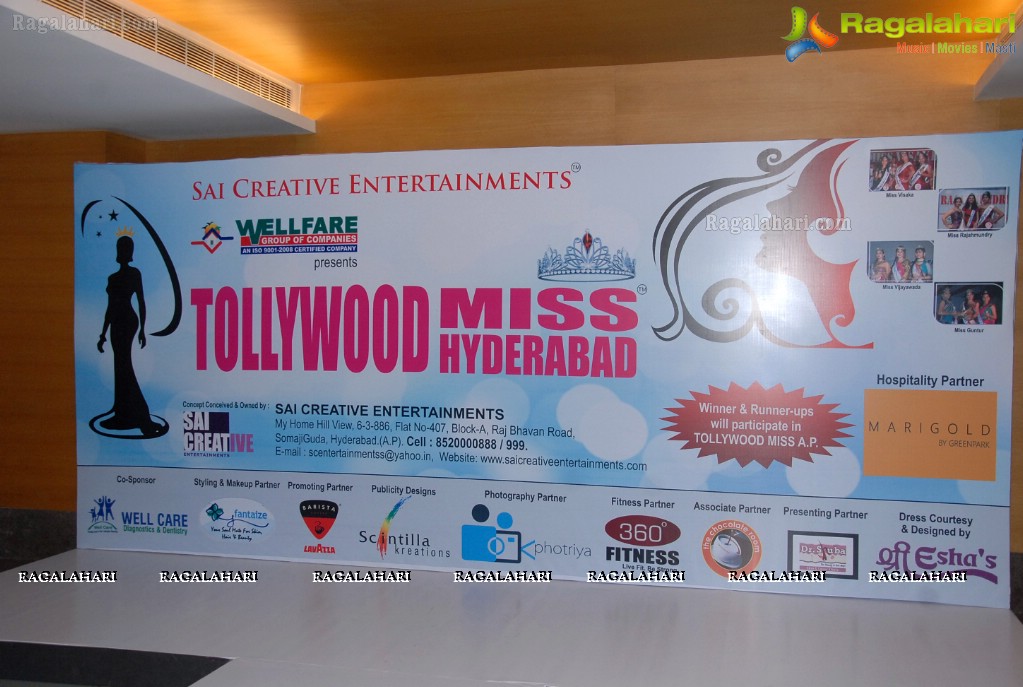 Tollywood Miss Hyderabad 2012 Launch