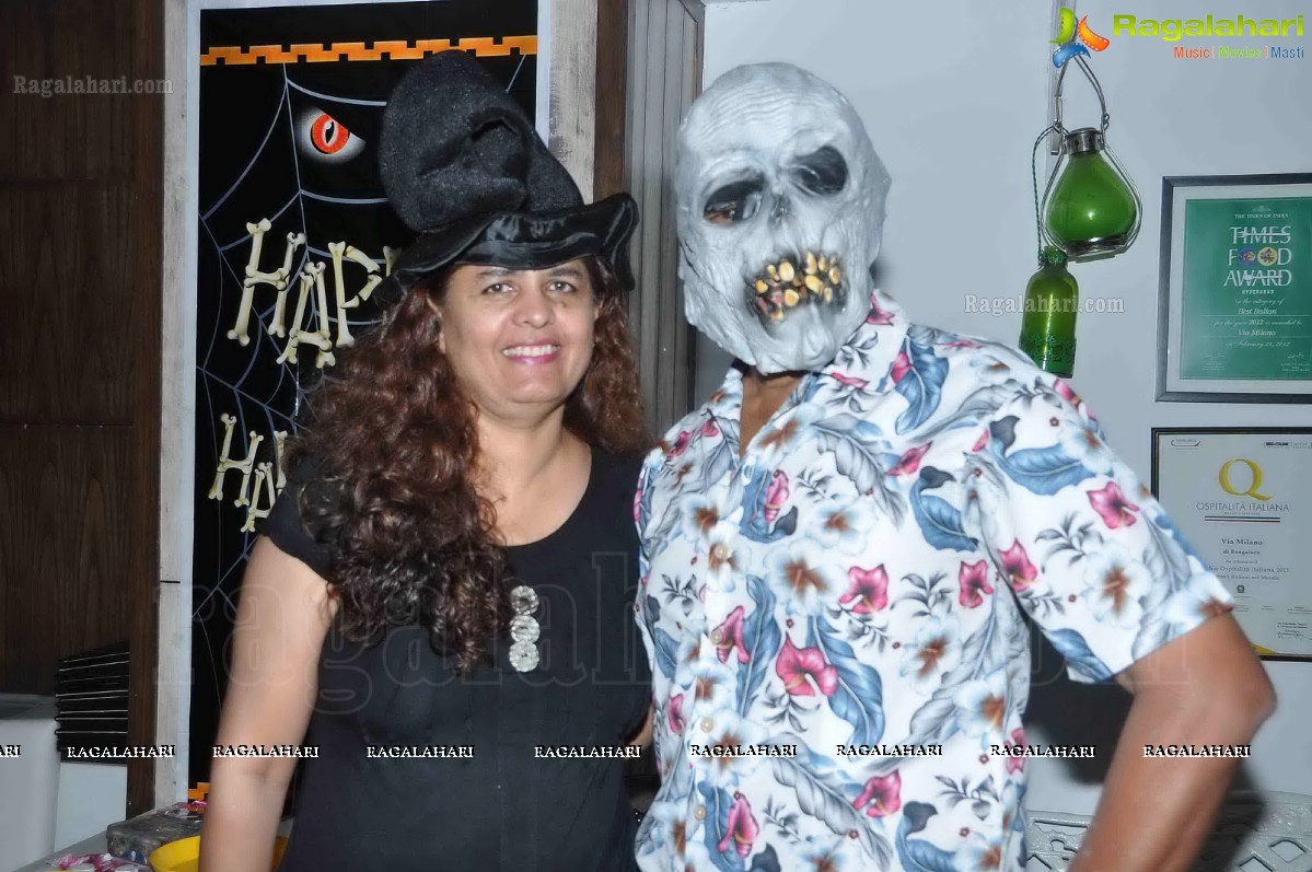 Sula Kishan and Via Milano's Halloween Celebrations, Hyderabad