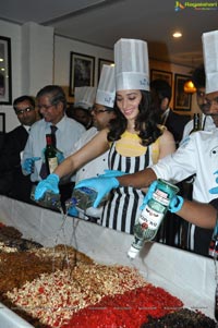 Tamannaah Cake Mixing Competitions