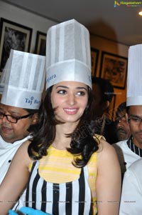 Tamannaah Cake Mixing Competitions